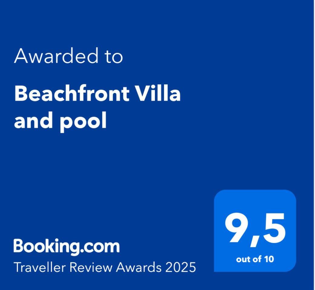 Beachfront Villa And Pool بويرتو دي سانتياغو المظهر الخارجي الصورة